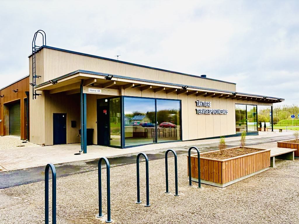 Tahtvere Puhkepargi spordihoone, kus kasutatakse digitaalset broneerimissüsteemi